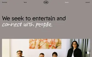 Niceshit homepage website preview