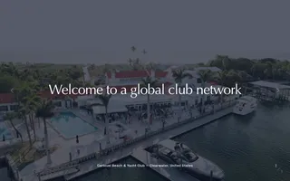 International Associate Clubs homepage website preview