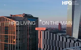 HPQ Living am Main homepage website preview