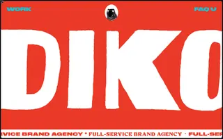 Diko homepage website preview
