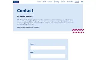 Sia Karamalegos homepage website preview