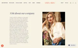 Marla Aaron homepage website preview