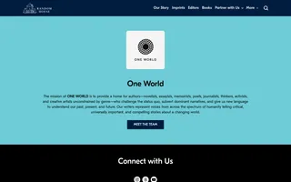 One World homepage website preview
