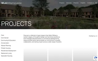 Williams Lester homepage website preview