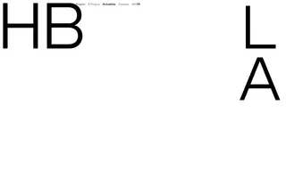 HBLA homepage website preview
