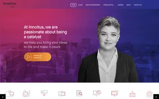 Innoitus homepage website preview