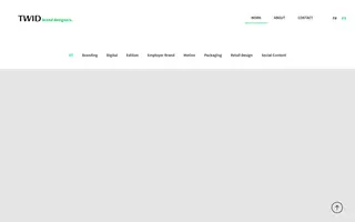 TWID homepage website preview
