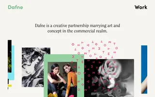 Dafne homepage website preview