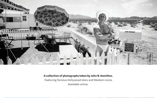 John R. Hamilton homepage website preview