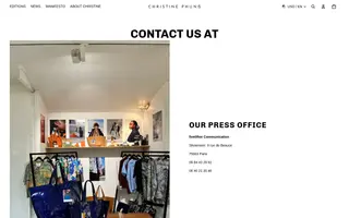 Christine Phung homepage website preview