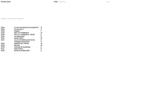 Romain Emile homepage website preview