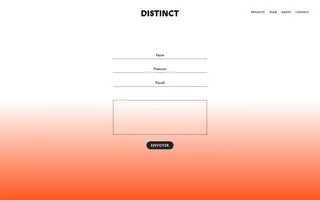 Distinct homepage website preview