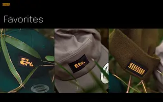 Etcetera Type Co homepage website preview