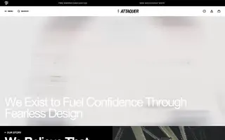 Attaquer homepage website preview