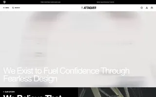 Attaquer homepage website preview