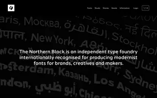 The Northern Block homepage website preview