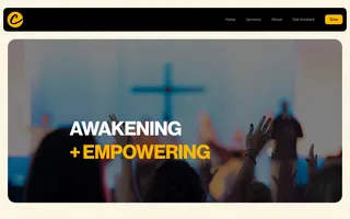Christ Chapel homepage website preview