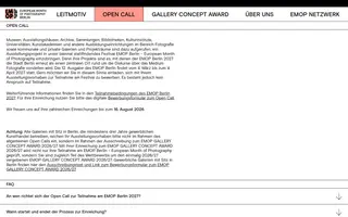 EMOP Berlin homepage website preview