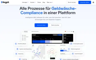 Regpit homepage website preview
