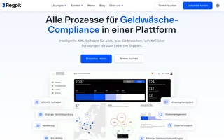Regpit homepage website preview