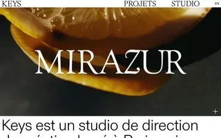 Keys Studio homepage website preview