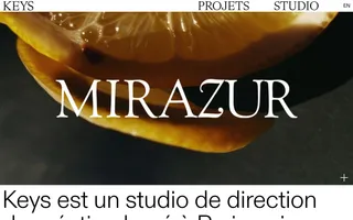 Keys Studio homepage website preview