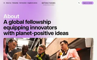 beVisioneers homepage website preview