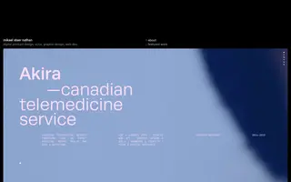 Mikael Staer Nathan homepage website preview