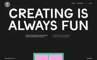 Ornella Ketchangue homepage website preview
