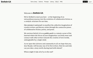 Switch-Lit homepage website preview