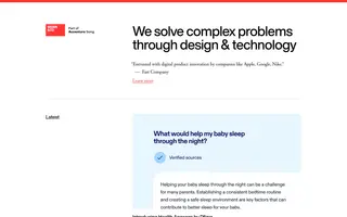 Work & Co homepage website preview