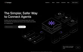 Runlayer homepage website preview