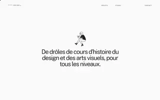 studio jigé homepage website preview