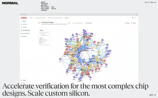 Normal Computing homepage website preview