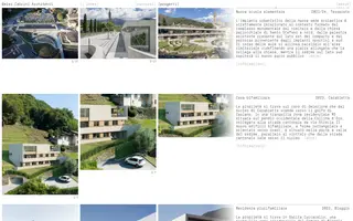 Beier Cabrini Architetti homepage website preview