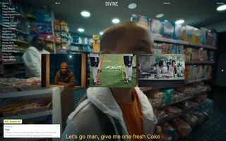 Divine homepage website preview