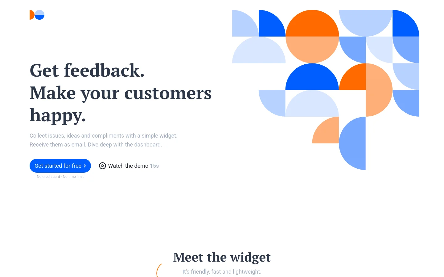 Feedback Fish homepage desktop website screenshot