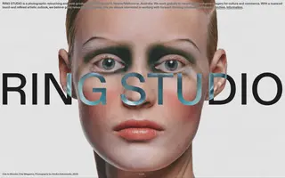Ring Studio homepage website preview