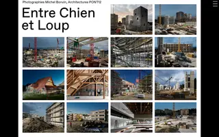 Entre Chien et Loup homepage website preview