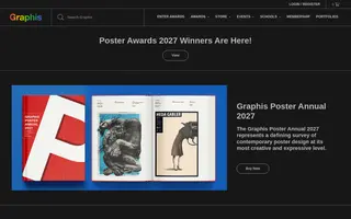 Graphis homepage website preview