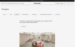 Holzweiler homepage website preview