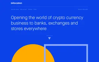 BitLocation homepage website preview