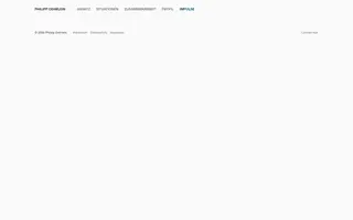 Philipp Oehrlein homepage website preview