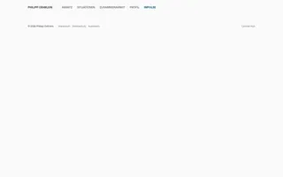 Philipp Oehrlein homepage website preview