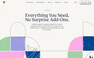 Frankli homepage website preview