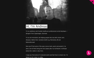 Larsenwork homepage website preview