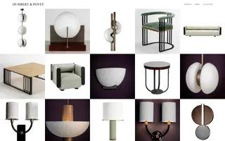 Humbert & Poyet homepage website preview