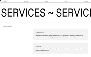 David Jones homepage website preview