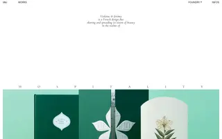 Violaine & Jérémy homepage website preview