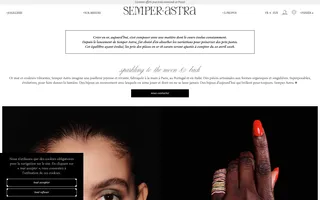 Semper Astra homepage website preview